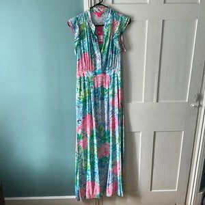 NWT Palm Beach Silk Maxi by Lilly Pulitzer